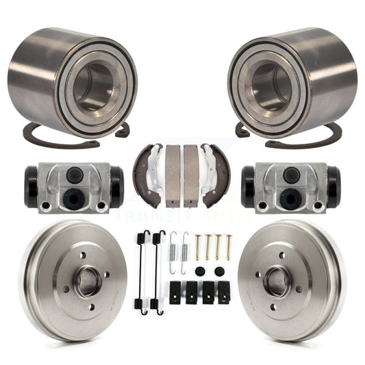 Wheel Cylinders & Drum Shoes Hardware Bearing Rear Kit (8Pc) For Nissan Micra