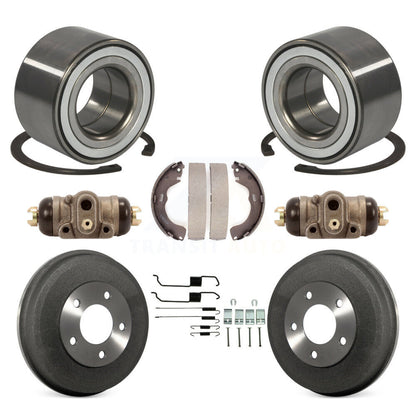 Wheel Cylinders And Drum & Shoes Hardware Bearing Rear Kit (8Pc) For Ford Escape