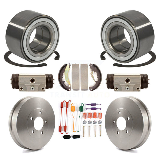 Wheel Cylinders And Drum & Shoes Hardware Bearing Rear Kit (8Pc) For Ford Escape