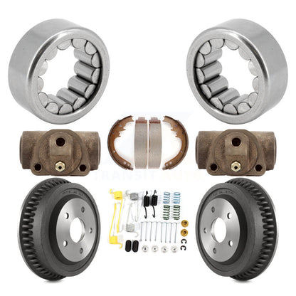Wheel Cylinders Drum & Shoes Hardware Bearing Rear Kit (8Pc) For Dodge Ram 1500