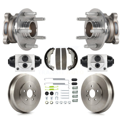 Wheel Cylinders And Drum & Shoes Hub Bearing Rear Kit (8Pc) For Chevrolet Cruze