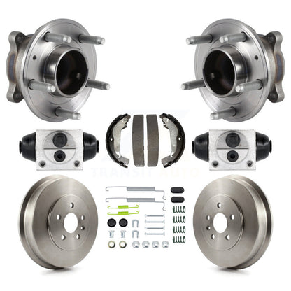 Wheel Cylinders And Drum & Shoes Hub Bearing Rear Kit (8Pc) For Chevrolet Cruze