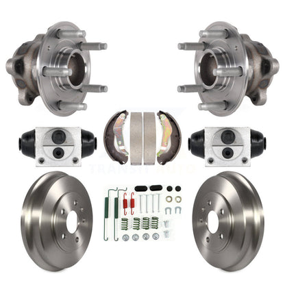Wheel Cylinders And Drum & Shoes Hub Bearing Rear Kit (8Pc) For Chevrolet Sonic