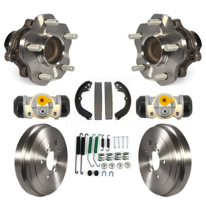 Wheel Cylinders & Drum Shoes Hub Bearing Rear Kit (8Pc) For Nissan NV200 City