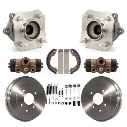 Wheel Cylinders And Drum & Shoes Hub Bearing Rear Kit (8Pc) For Nissan Sentra