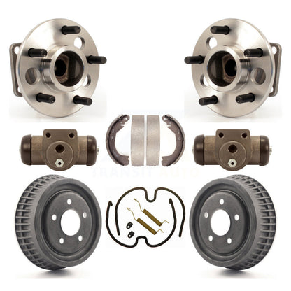 Wheel Cylinders Drum & Shoes Hub Bearing Rear Kit (8Pc) For Pontiac Montana APV