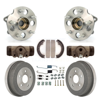 Wheel Cylinders And Drum & Shoes Hub Bearing Rear Kit (8Pc) For Toyota RAV4