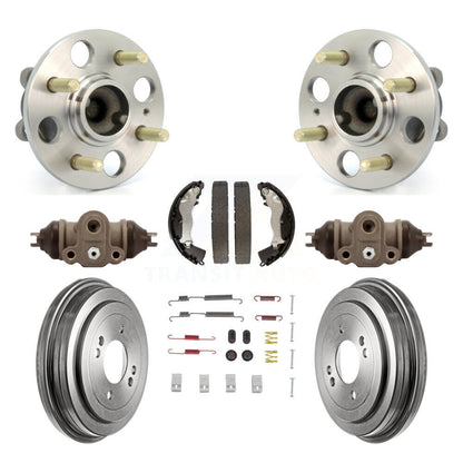 Wheel Cylinders & Drum Shoes Hub Bearing Rear Kit (8Pc) For Hyundai Accent Kia