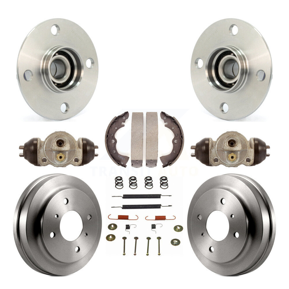 Wheel Cylinders & Drum Shoes Hub Bearing Rear Kit (8Pc) For Nissan Sentra 1.8L