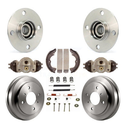 Wheel Cylinders & Drum Shoes Hub Bearing Rear Kit (8Pc) For Nissan Sentra 1.8L