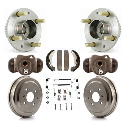 Wheel Cylinders And Drum & Shoes Hub Bearing Rear Kit (8Pc) For Suzuki Swift+ G3