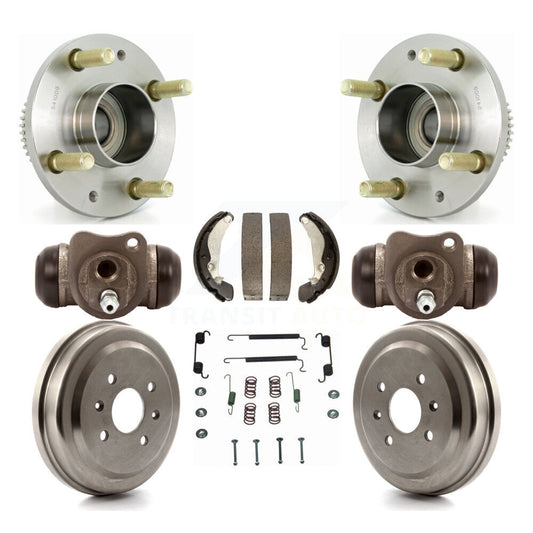 Wheel Cylinders And Drum & Shoes Hub Bearing Rear Kit (8Pc) For Suzuki Swift+ G3