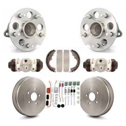 Wheel Cylinders & Drum Shoes Hub Bearing Rear Kit (8Pc) For Toyota Sienna FWD