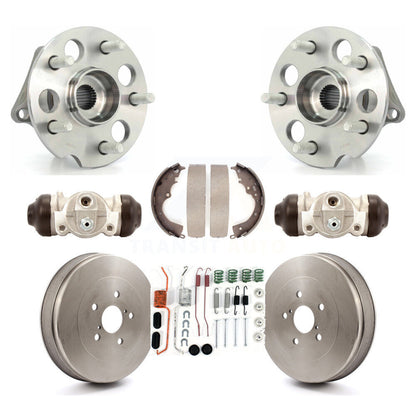 Wheel Cylinders & Drum Shoes Hub Bearing Rear Kit (8Pc) For Toyota Sienna AWD