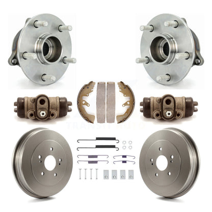Wheel Cylinders Drum & Shoes Hub Bearing Rear Kit (8Pc) For Suzuki Grand Vitara