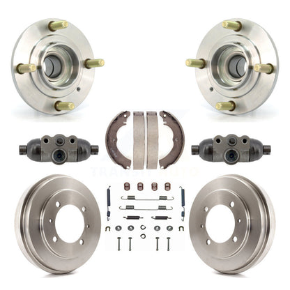 Wheel Cylinders & Drum Shoes Hub Bearing Rear Kit (8Pc) For Mitsubishi Lancer