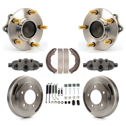 Wheel Cylinders & Drum Shoes Hub Bearing Rear Kit (8Pc) For Mitsubishi Lancer
