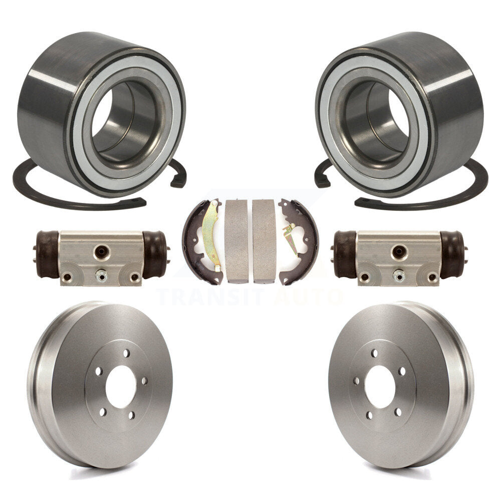 Wheel Cylinders And Drum & Shoes Bearing Rear Kit For Ford Escape Mazda Tribute