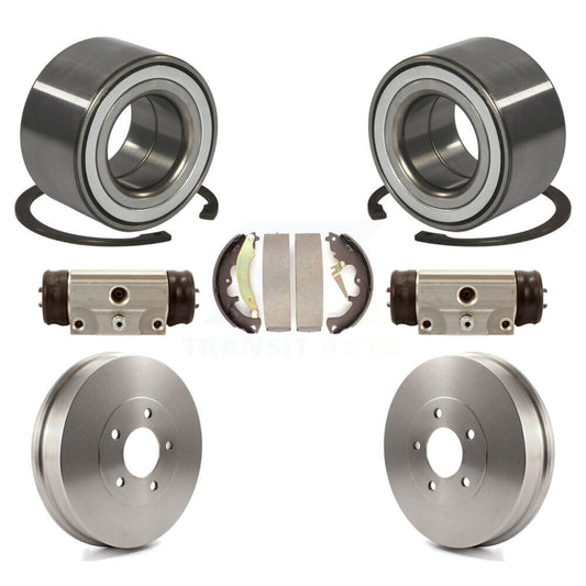 Wheel Cylinders And Drum & Shoes Bearing Rear Kit For Ford Escape Mazda Tribute