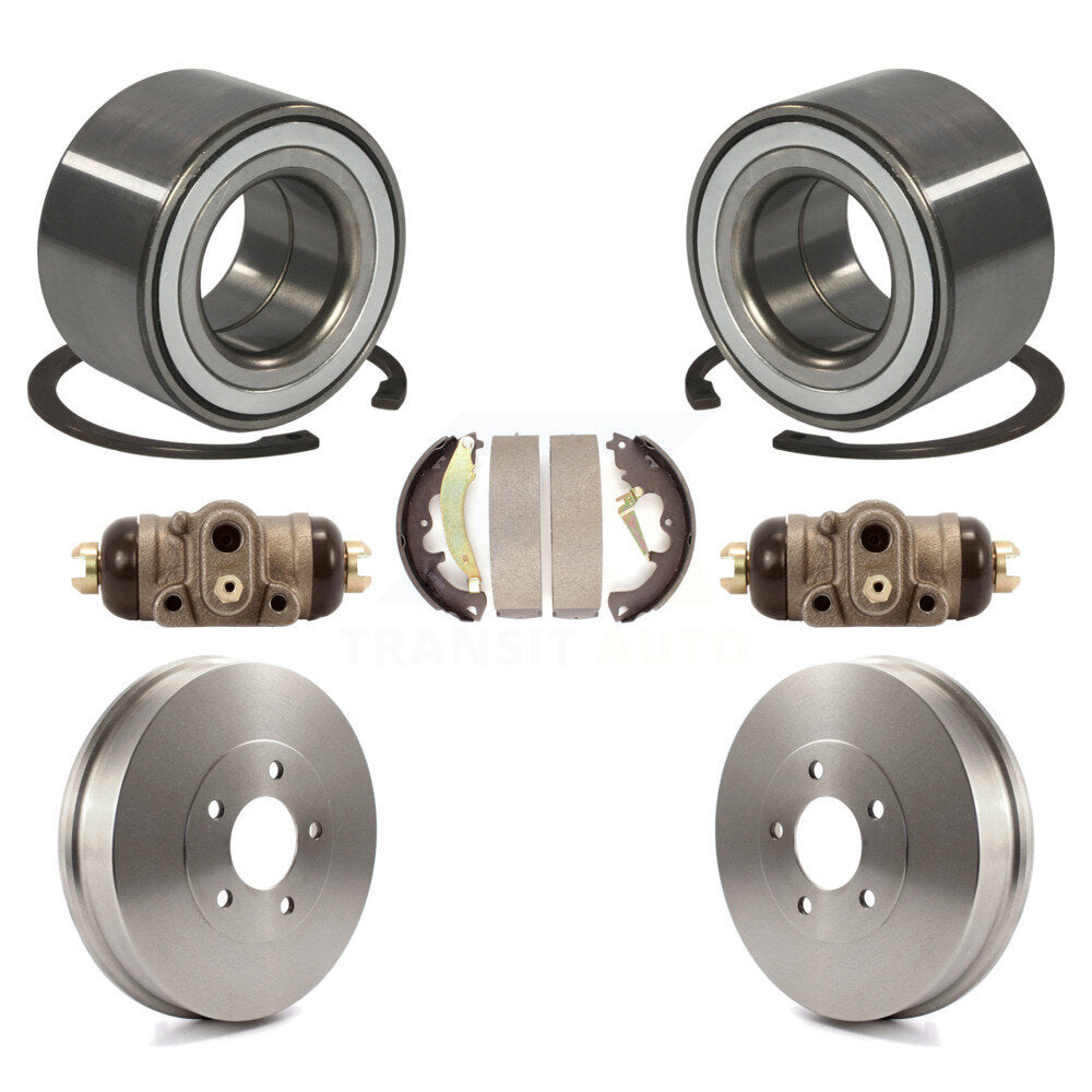Wheel Cylinders & Drum Shoes Bearing Rear Kit For Ford Escape Mercury Mariner
