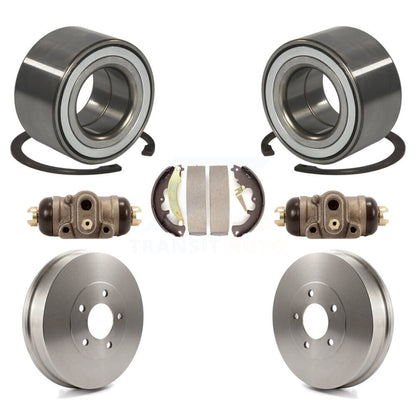 Wheel Cylinders & Drum Shoes Bearing Rear Kit For Ford Escape Mercury Mariner