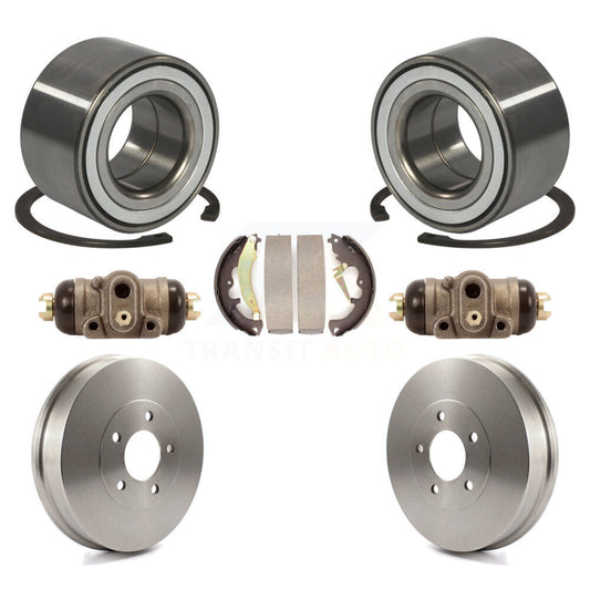 Wheel Cylinders & Drum Shoes Bearing Rear Kit For Ford Escape Mercury Mariner
