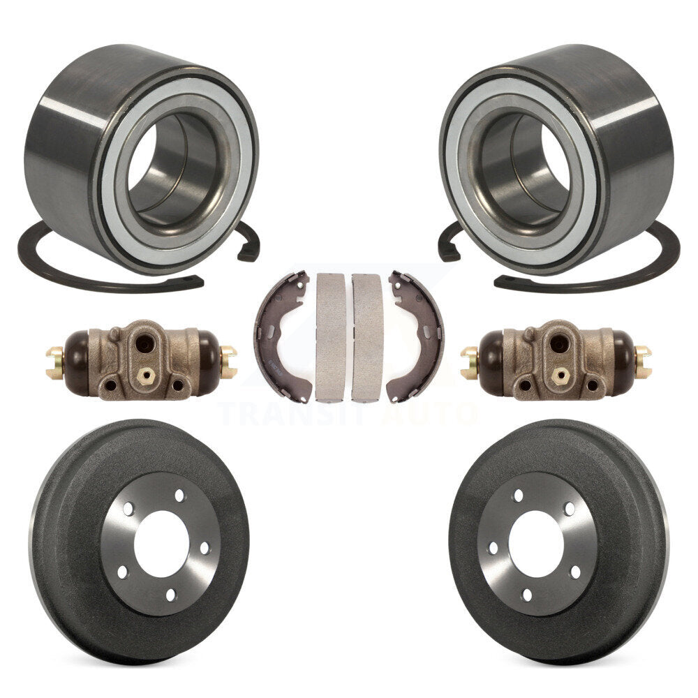 Wheel Cylinders And Drum & Shoes Bearing Rear Kit For Ford Escape Mazda Tribute