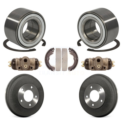 Wheel Cylinders And Drum & Shoes Bearing Rear Kit For Ford Escape Mazda Tribute