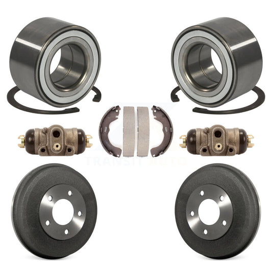 Wheel Cylinders And Drum & Shoes Bearing Rear Kit For Ford Escape Mazda Tribute