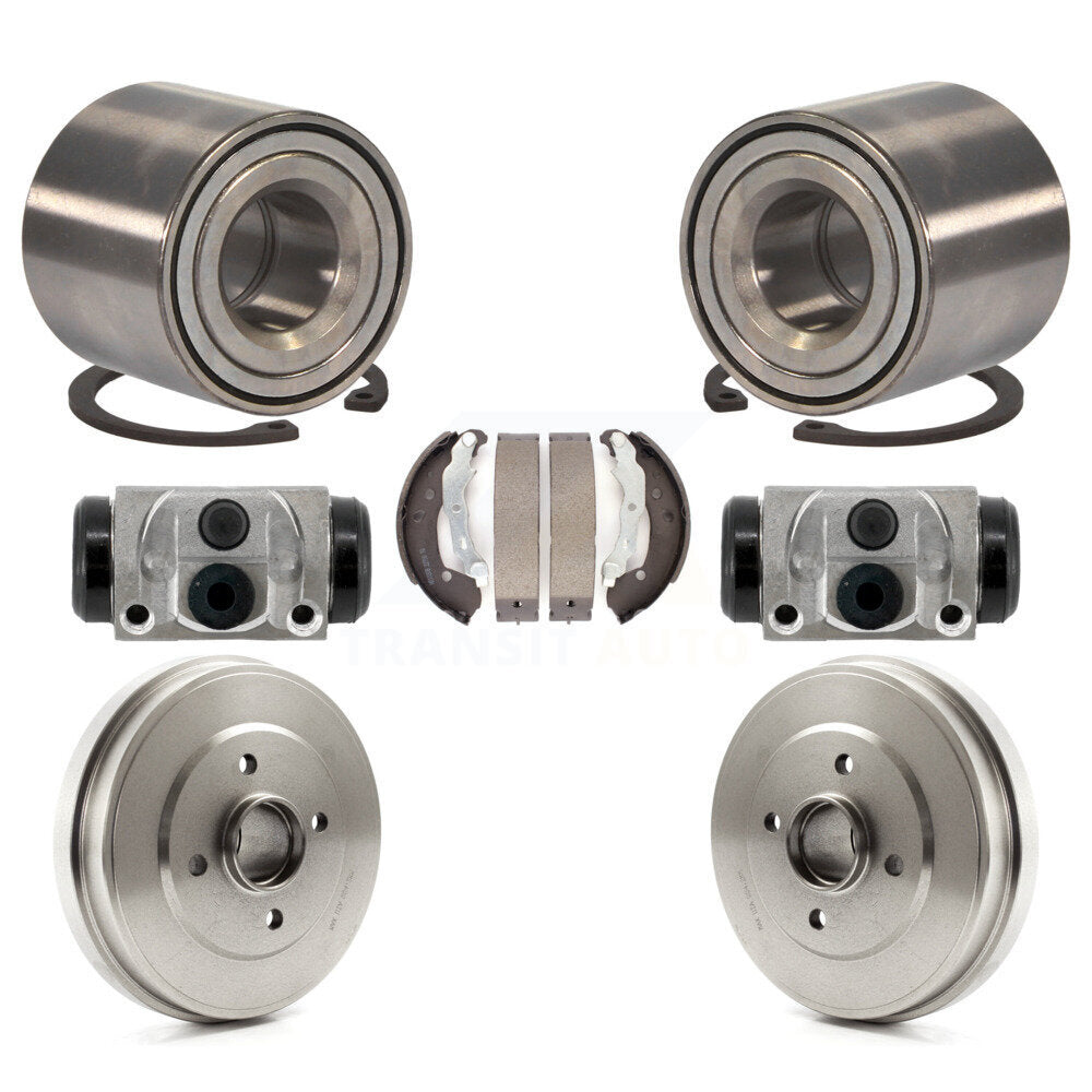 Wheel Cylinders And Drum & Shoes Bearing Rear Kit For Nissan Micra Versa Note