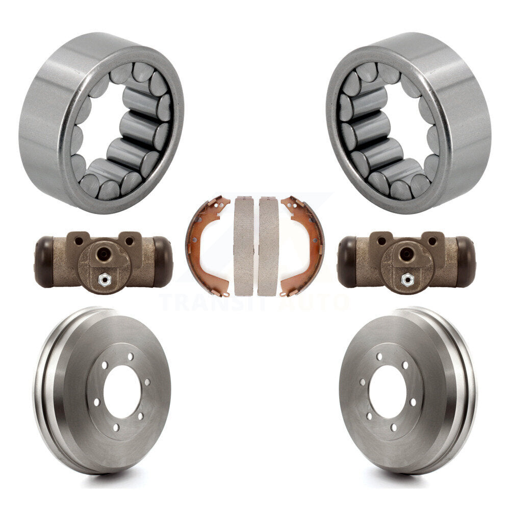 Wheel Cylinders Drum & Shoes Bearing Rear Kit For Chevrolet Colorado GMC Canyon