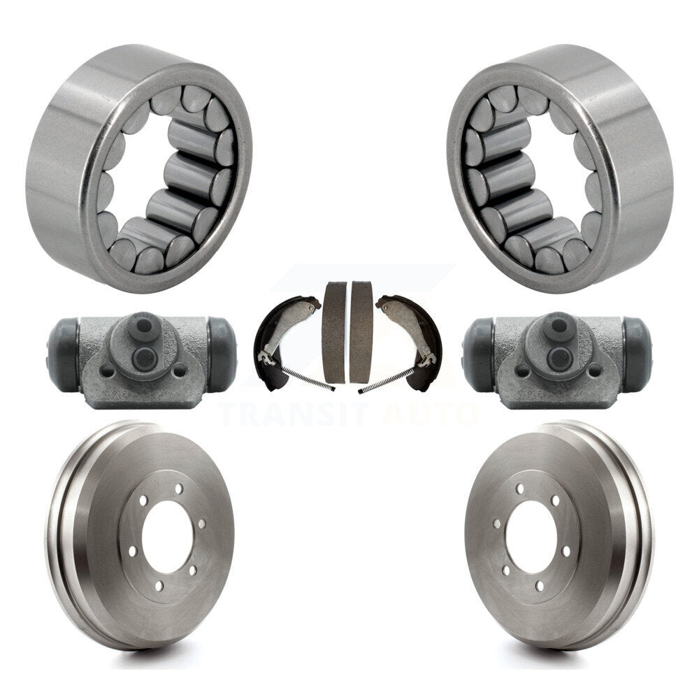 Wheel Cylinders Drum & Shoes Bearing Rear Kit For Chevrolet Colorado GMC Canyon