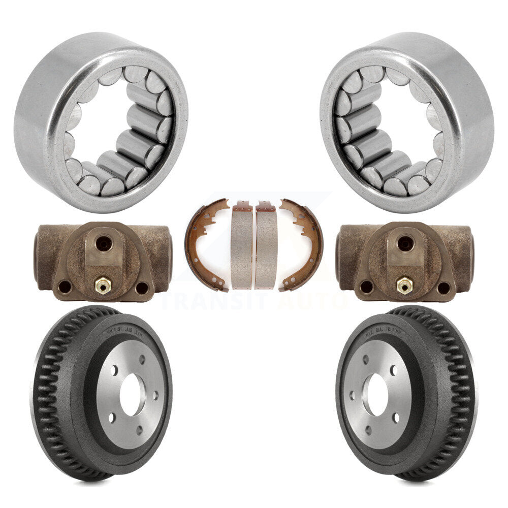 Wheel Cylinders And Drum & Shoes Bearing Rear Kit For Dodge Ram 1500