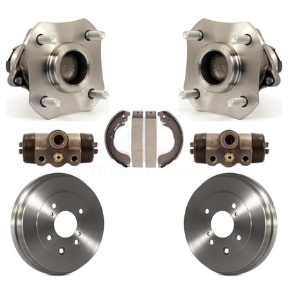 Wheel Cylinders And Drum & Shoes Hub Bearing Assembly Rear Kit For Nissan Versa