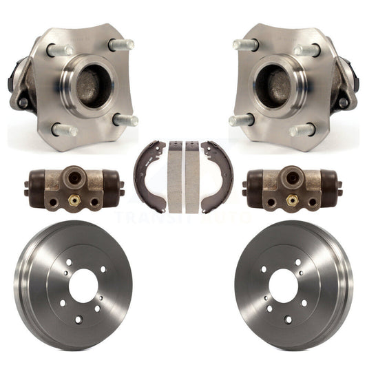 Wheel Cylinders And Drum & Shoes Hub Bearing Assembly Rear Kit For Nissan Versa