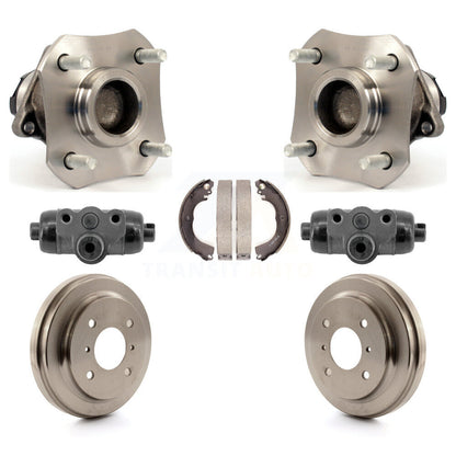 Wheel Cylinders And Drum & Shoes Hub Bearing Assembly Rear Kit For Nissan Versa