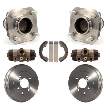 Wheel Cylinders And Drum & Shoes Hub Bearing Assembly Rear Kit For Nissan Versa