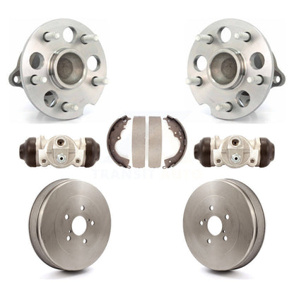 Wheel Cylinders & Drum Shoes Hub Bearing Rear Kit For 04-10 Toyota Sienna FWD