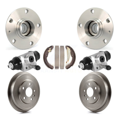 Wheel Cylinders & Drum Shoes Hub Bearing Rear Kit For Volkswagen Jetta Beetle