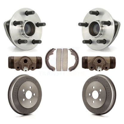 Wheel Cylinders Drum & Shoes Hub Bearing Rear Kit For Pontiac Vibe Toyota Matrix