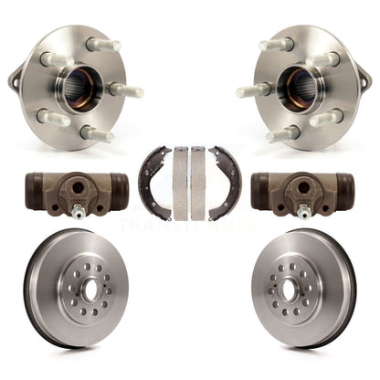 Wheel Cylinders And Drum & Shoes Hub Bearing Rear Kit For 2006 Pontiac Vibe AWD