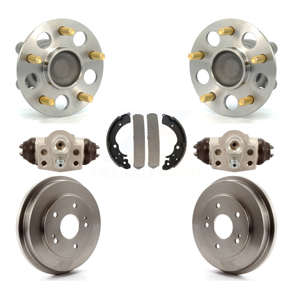 Wheel Cylinders And Drum & Shoes Hub Bearing Assembly Rear Kit For Honda Civic