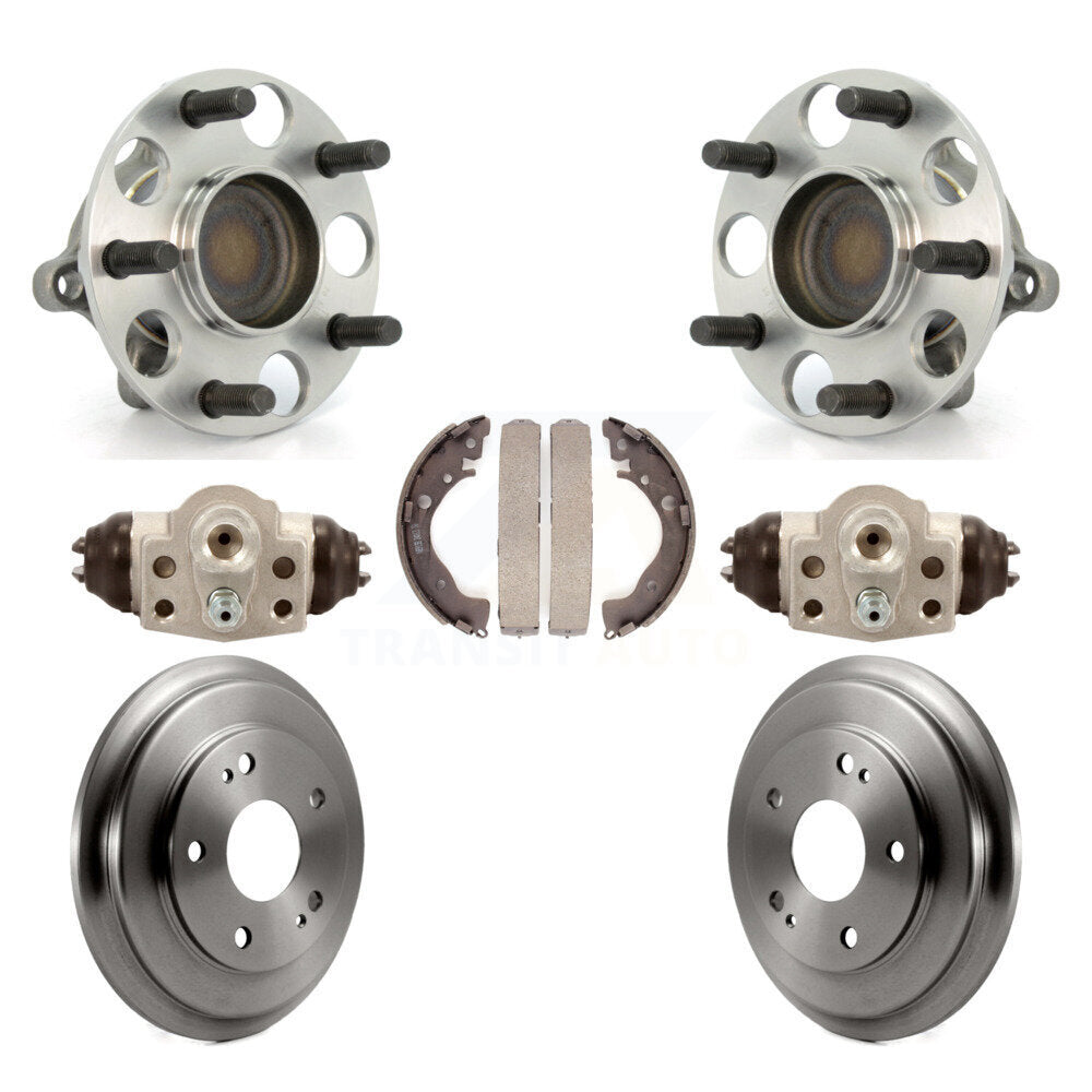 Wheel Cylinders And Drum & Shoes Hub Bearing Assembly Rear Kit For Honda Civic