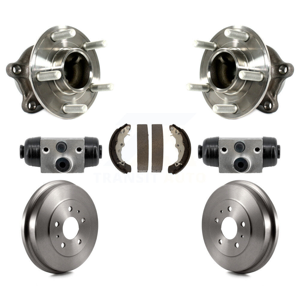 Wheel Cylinders And Drum & Shoes Hub Bearing Assembly Rear Kit For Ford Focus