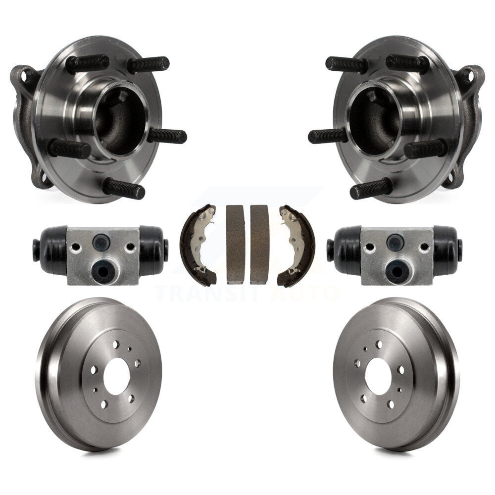 Wheel Cylinders And Drum & Shoes Hub Bearing Assembly Rear Kit For Ford Focus