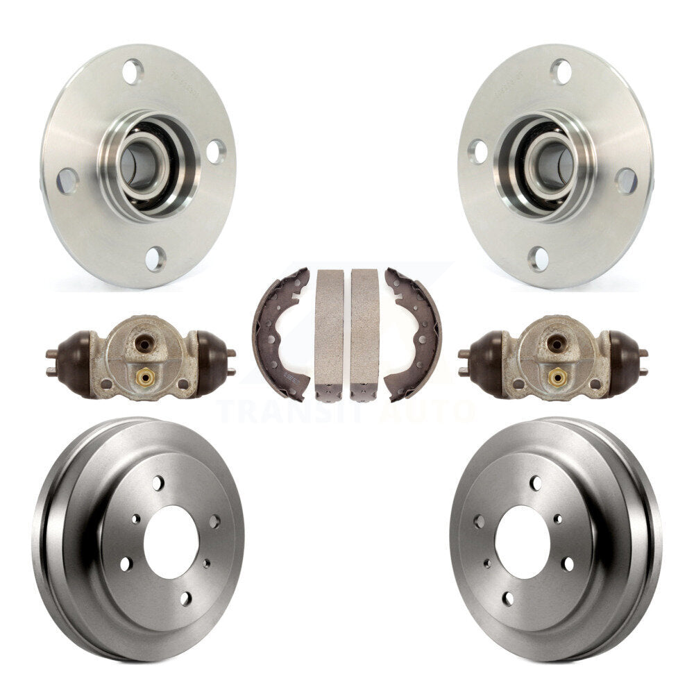 Wheel Cylinders & Drum Shoes Hub Bearing Rear Kit For 03-06 Nissan Sentra 1.8L