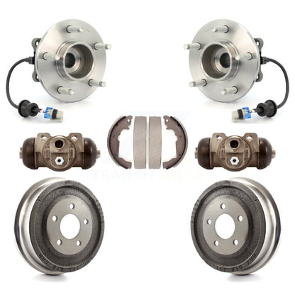 Wheel Cylinders & Drum Shoes Hub Bearing Rear Kit For Chevrolet Equinox Saturn