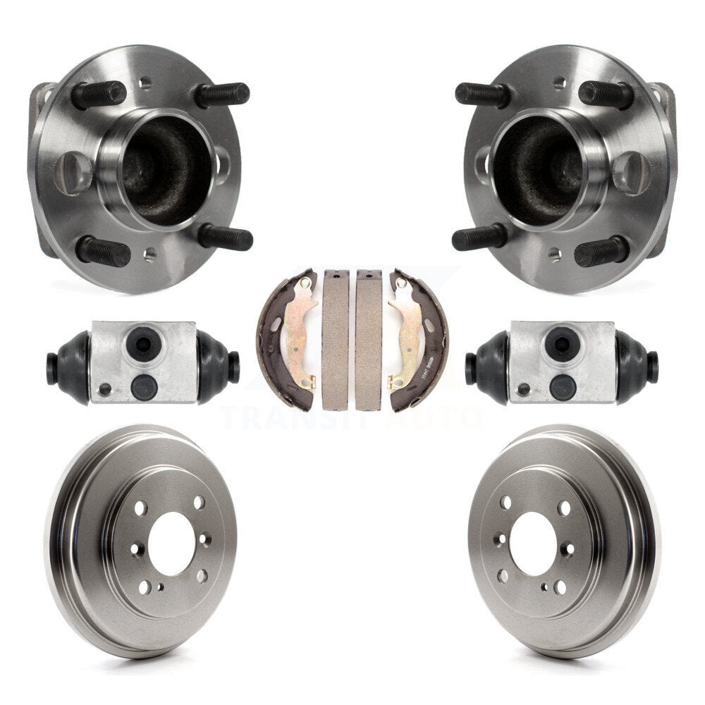 Wheel Cylinders And Drum & Shoes Hub Bearing Assembly Rear Kit For Ford Fiesta