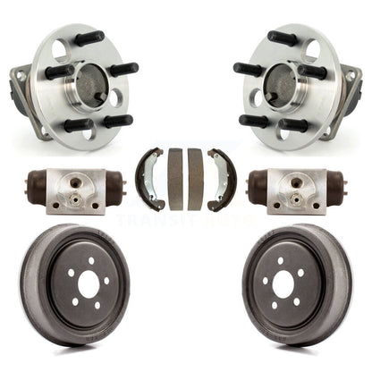 Wheel Cylinders Drum & Shoes Hub Bearing Rear Kit For Pontiac Sunfire Chevrolet