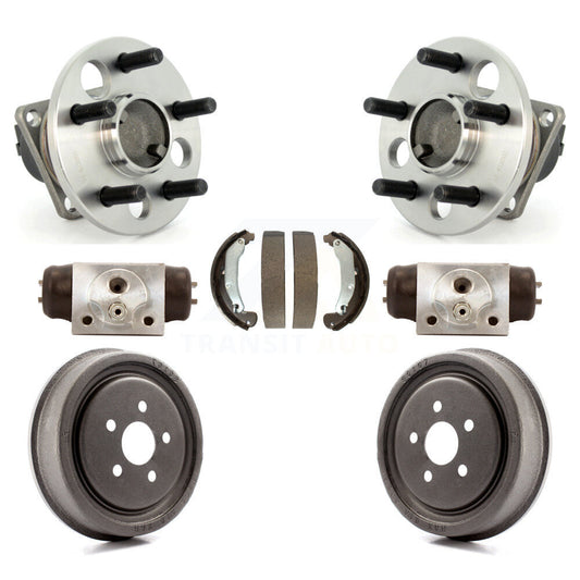 Wheel Cylinders Drum & Shoes Hub Bearing Rear Kit For Pontiac Sunfire Chevrolet